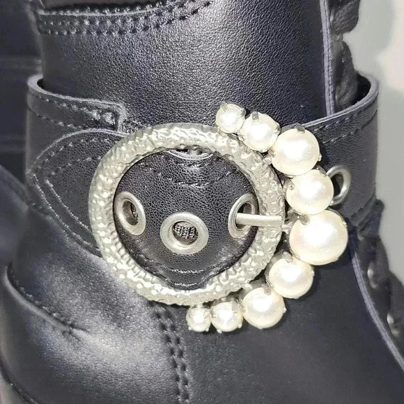 Karl Lagerfeld Dottie Lace-Up Boot in Black - Picture 5 of 5